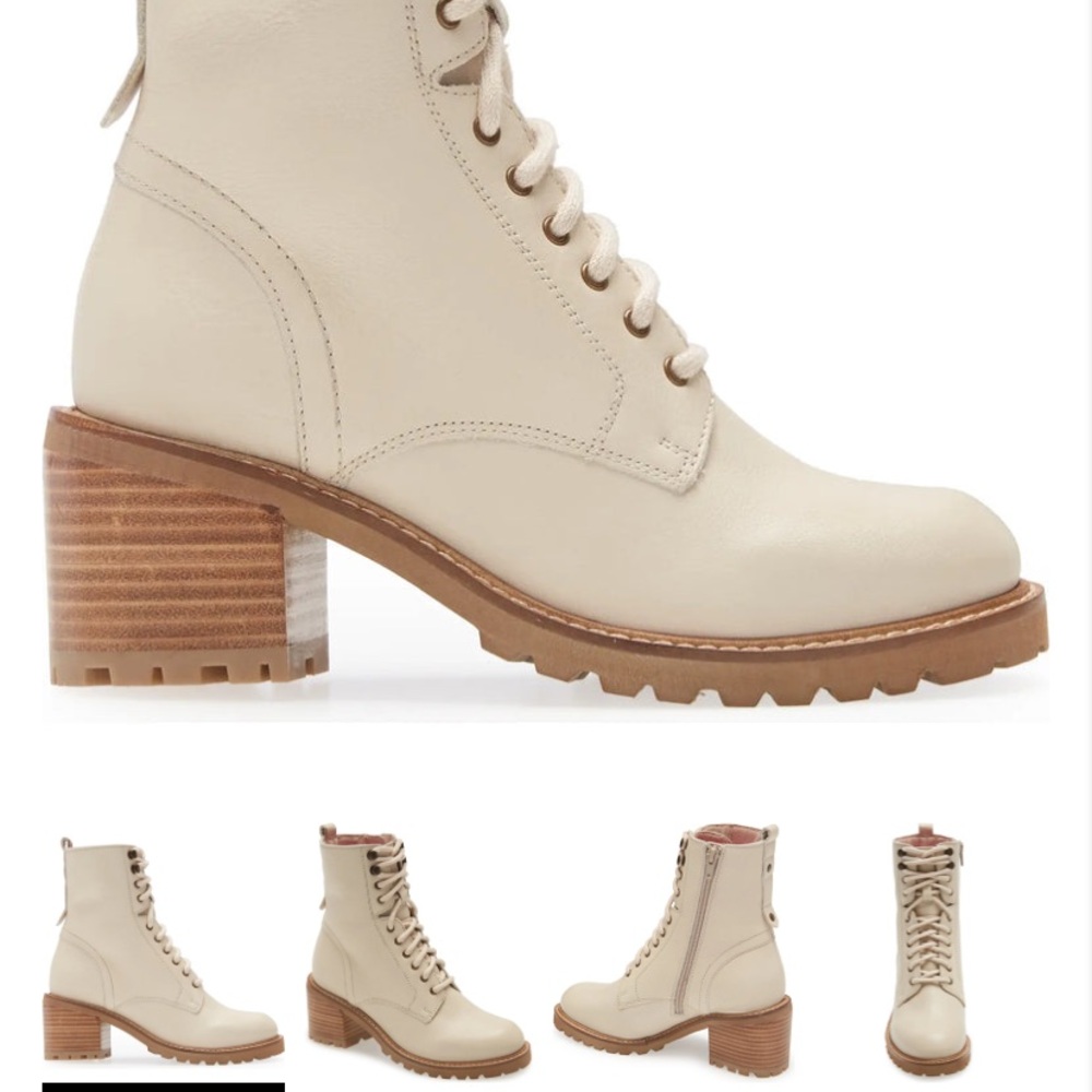Seychelles Cream Ankle Boots